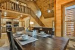 Dining area seats 6